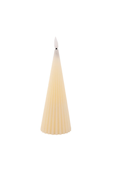Yargıcı Led Pilli Plastik Mum (7x21 cm)