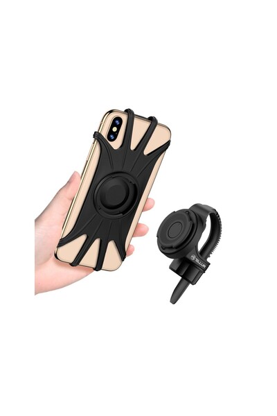 TELLUR Suport detașabil pentru telefon 4 "-6.5 " pentru bicicletă BPH100, negru