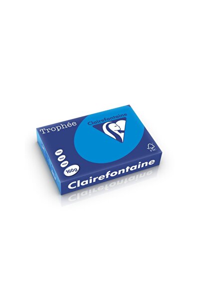 Clairefontaine Carton A4 160 g/m² Culoare intensă 250 coli/pachet Albastru in...