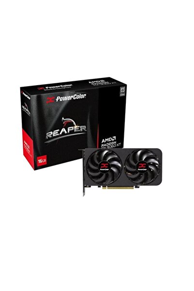 POWERCOLOR Reaper Radeon RX9060XT 16G-A 16Gb Gddr6 128Bit Gaming (Oyuncu) Ekr...