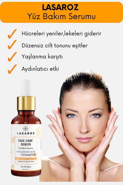 lasaroz Facial Care Set: 50ml Face Cream + 30ml Face Serum + 100g Skin Whitening Soap