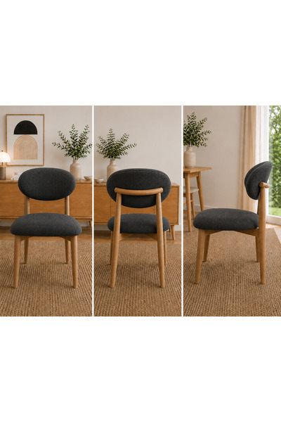 Akbal Home Sandalye Kılıfı Bohem/Polo Model 1 Adet İtalyan Kardin Kumaş Yükse...