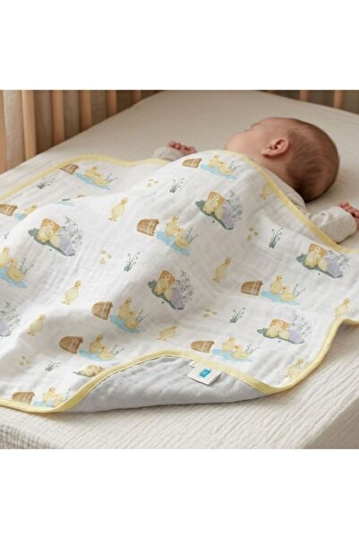 Genel Markalar % 100 Pamuk Çift Kat Müslin Battaniye – 65×65 Cm Petits Caneto...