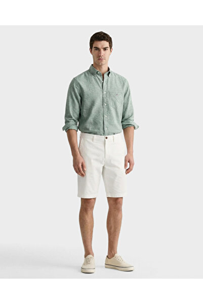 Gant Erkek Beyaz Relaxed Fit Chino Şort
