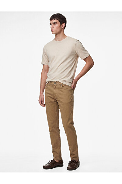 Koton Normal Waist Cotton Tapered Fit Jean Pants with Pockets - Joe Jean