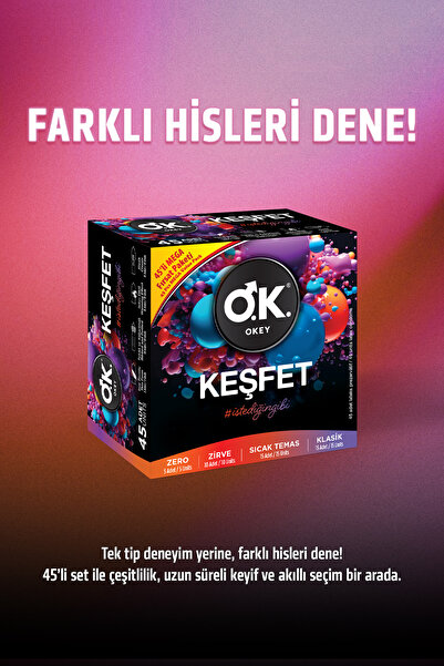 Okey Keşfet 45’li Prezervatif