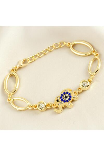 ZERO LAND Semeglbl Elephant with Stones (220827) Tr Bracelet-Yellow