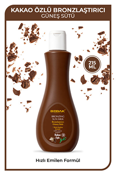 Bebak 215 ml Cocoa Extract Sun Care Milk