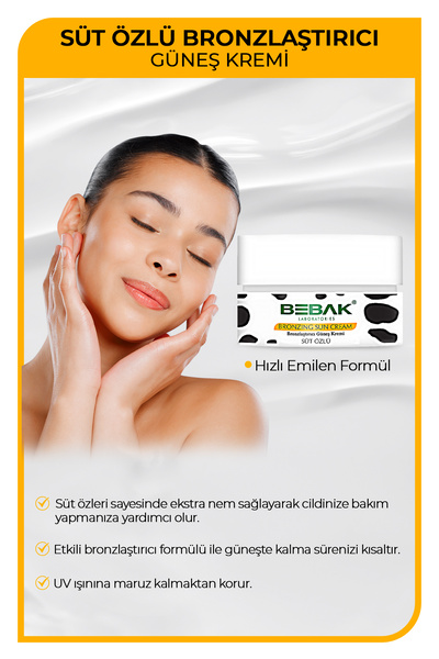 Bebak GÜNEŞ KREMİ MİLK THERAPY 100 ML KAVANOZ