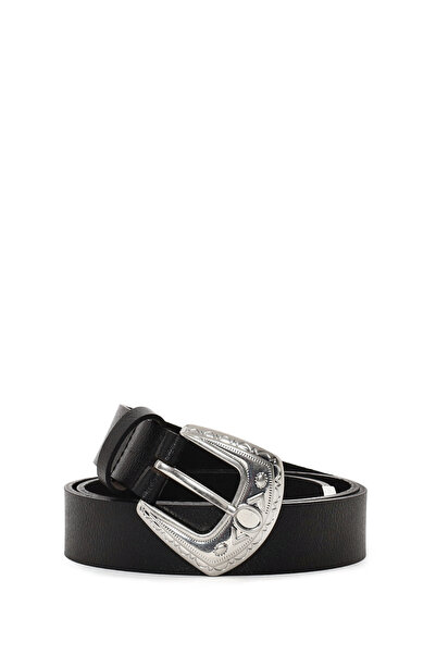Derimod Unisex Siyah Deri Kemer 000A2D13081FT