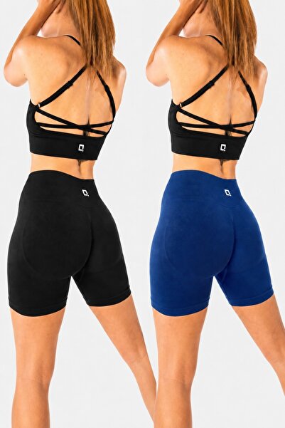 HARSFIT 2-Pack Briza Seamless Scrunch High Waist Sports Shorts