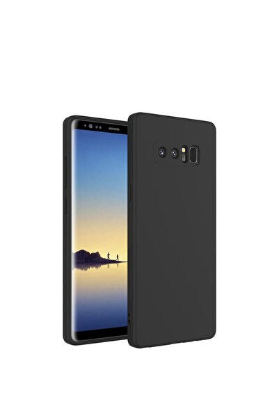 bewn Samsung Galaxy Note 8 Uyumlu Siyah Lansman İçi Kadife Telefon Kılıfı