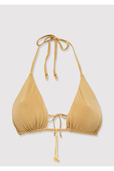 Mavi Altın Rengi Bikini Üstü 1914157-70218