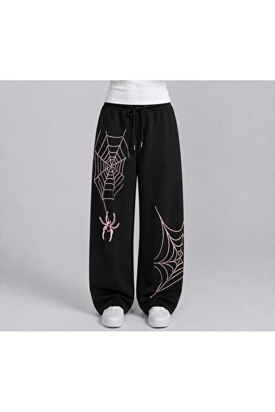 ZAVIXO Kadın Wide Leg %100 Cotton Pantolon Urban Günlük Stil