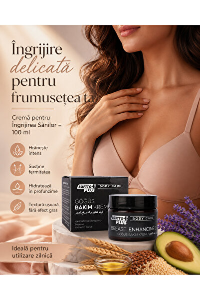 Softto Plus Cremă Pentru Îngrijirea Sânilor – crăp., hidr., elast., ferm., 10...