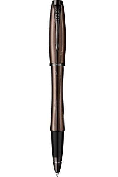 Parker Urban Luxury Metal Ballpoint Pen - Brown with Black Trim - Gift Boxed