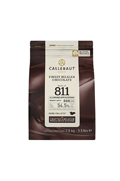 Callebaut 811 Bitter Küvertür Drop Çikolata 2.5 KG