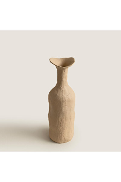 Chakra Agra Alu Beige L Vase (11.5X11.5X39Cm) Natural