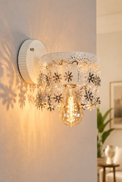 VENON Super Maria Sconce Stainless Floral Pattern Sconce Modern Sconce Wall L...