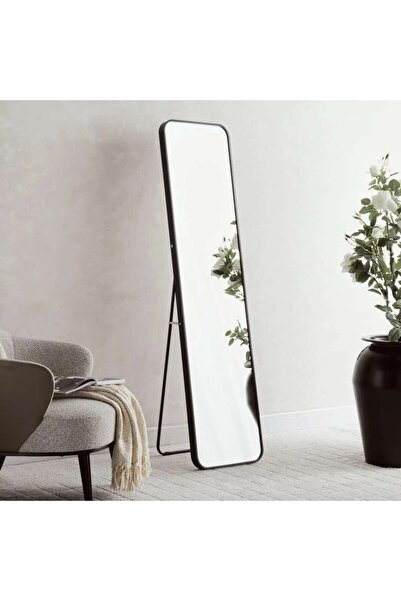 PAN HOME Stanley Metal Cheval Mirror 40x160cm - Black