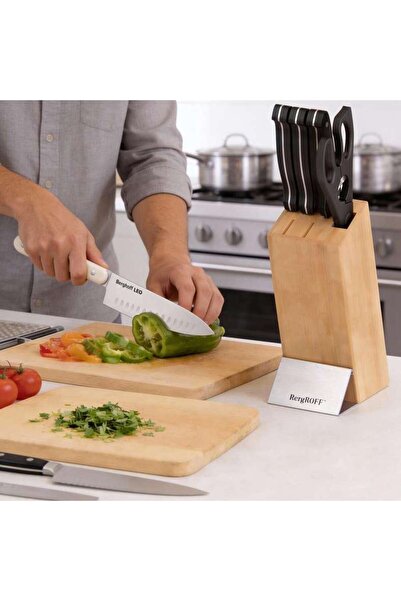 PAN HOME طقم سكاكين بيرغوف بيكا من 7 قطع - أسود