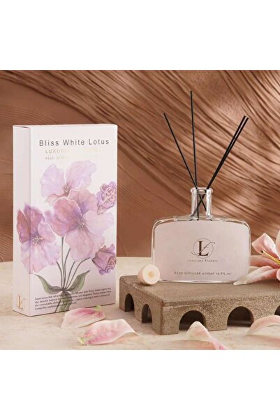 PAN HOME معطر جو بلس وايت لوتس ريد ديفيوزر 500 مل - وردي