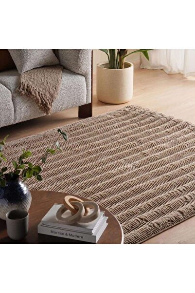 PAN HOME سجادة أورين سوبر سوفت من الفرو الصناعي 120x160 سم - لون تاوب