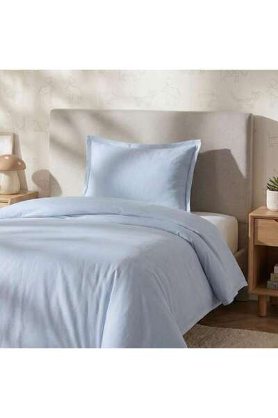 PAN HOME Sleepnest Cotton Rich 144 Tc 2-piece Twin Comforter Set 160x220- Blue