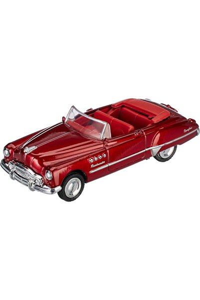 TOYFEST 1:43 Ölçekli Lisanslı Metal Retro Amerikan Arabaları - 1949 Buick Roa...