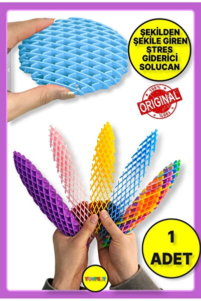 TOYFEST Worm Fidget Toy - Küçülüp Büyüyen Yaylı Esnek Duyusal Stres Azaltıcı ...