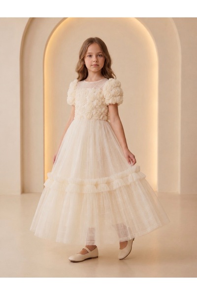 esmagül kids GÜL APLİKELİ
