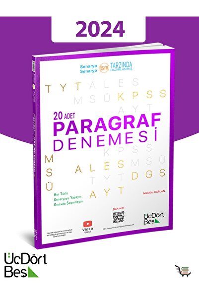 Üç Dört Beş Yayıncılık 345-20'li Paragraf Denemesi