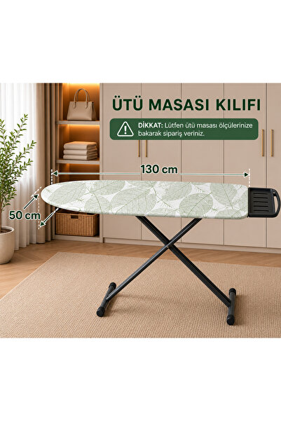 Nilyso Home Premium 5 mm Keçeli Ütü Masası Kılıfı - Yüksek Buhar Emici, Hızlı...