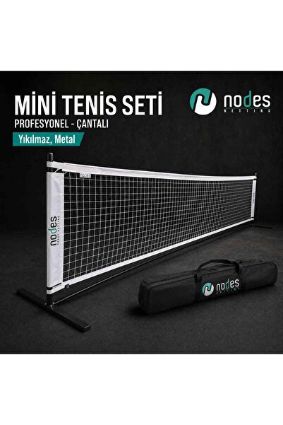 Nodes Ayak Tenisi Filesi Ağı - Portatif Komple Set - 100*5 Metre - Profesyonel