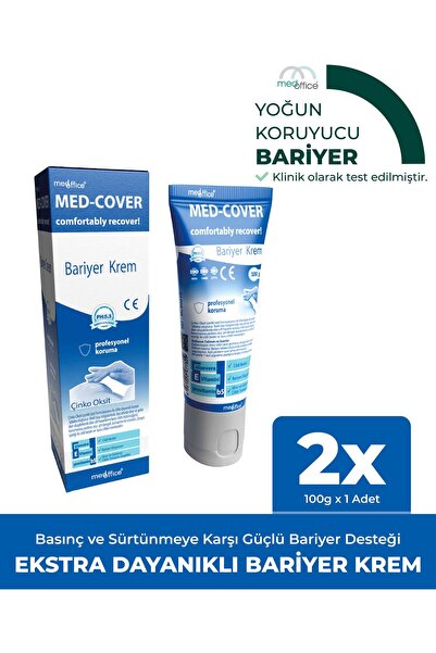 MED-COVER MedCover Çinko Oksit Bariyer Krem 100 gr x 2 adet