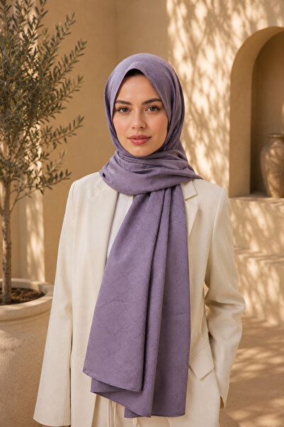 MİRSOY SCARF Mir Desen Kaymaz jakarlı Şal
