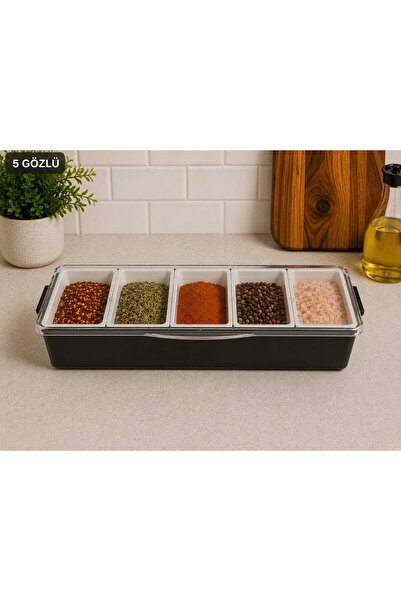 Taşkın Bar Container Spice Bowl with 5 Compartments