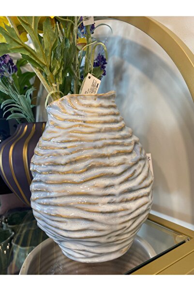 EDG S.R.L Vază ceramică cu straturi Chakra