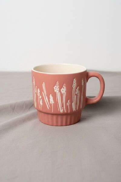 Bereketli Store Emsan Patterned Large Mug 350 ml |   Coffee and Tea Cup Decor...