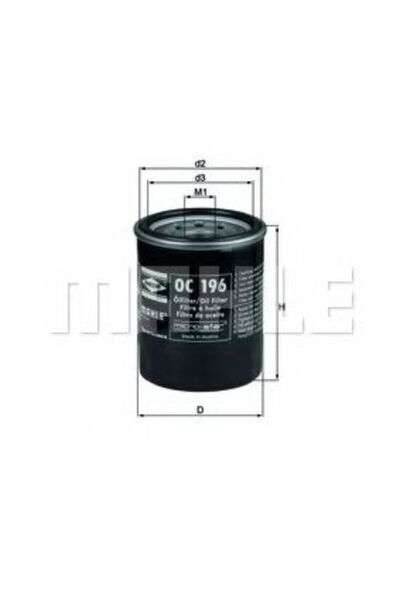 Mahle Original Filtru de ulei OC 196