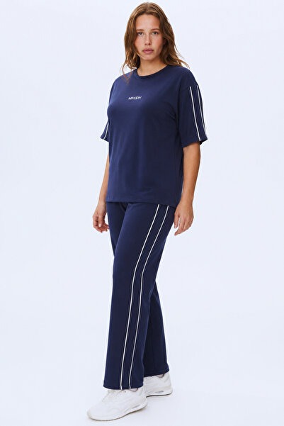 Talvien Oşho Modal Fabric Large Size Short Sleeve Double Ribbed Breathable So...