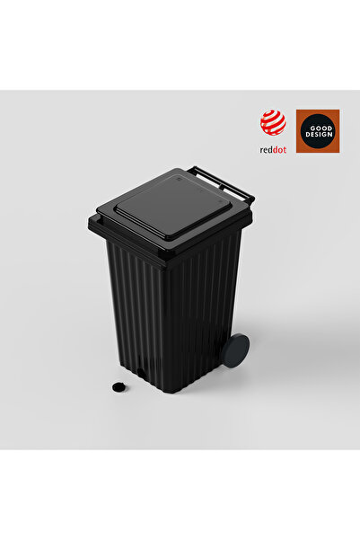 Wave Bin Pubela Europubela AETA 240 L negru clasic – super rezistenta, design...