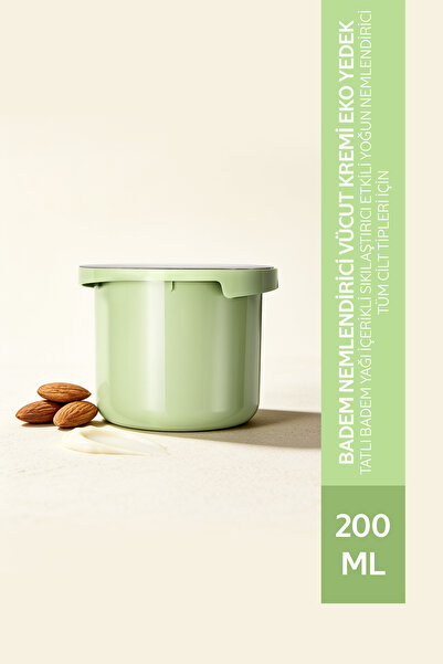 L'Occitane Almond Moisturizing Body Cream Eco Refill, Containing Almond Milk ...