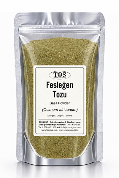TOS The Organic Spices Fesleğen Yaprağı Tozu 50 gr (1. Kalite) Ocimum african...
