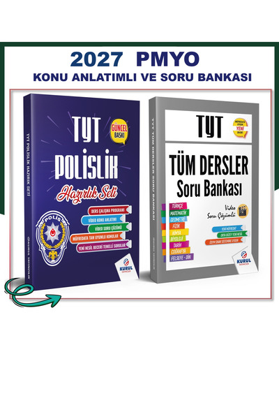 Kurul Yayıncılık 2027 Tyt Polislik Pmyo Seti Konu Anlatımlı Ve Soru Bankası 2...