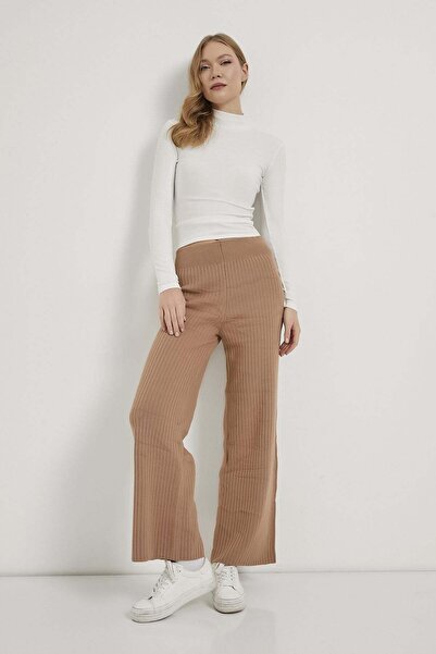 Arma Life Armalife 4138 High Waist Ribbed Knitted Women's Pants