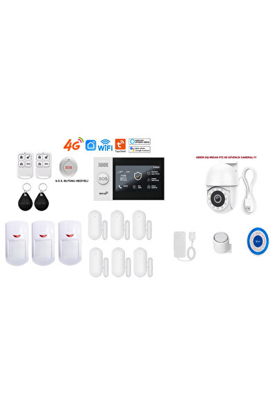 obiem Akıllı Güvenlik Pet Destekli Alarm Sistemleri + Dış Mekân Ptz Hd Kamera...