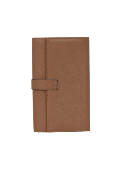 BUENO Brown Leather Women's Wallet