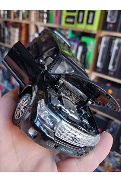 OYUNCAKSAHİLİ Toyota Land Cruıser V8 Jip Metal 15cm koleksiyon Araba Cruiser Kapı Kaput Bagaj Açılır Far Stop Yanar piller dahil