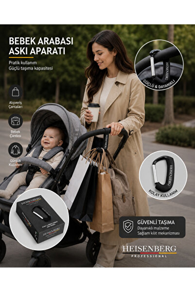 Generic Brand Metal Stroller Carrying Hook